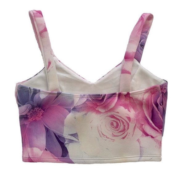 Honey Floral Crop Top XS/S - Picture 4 of 6